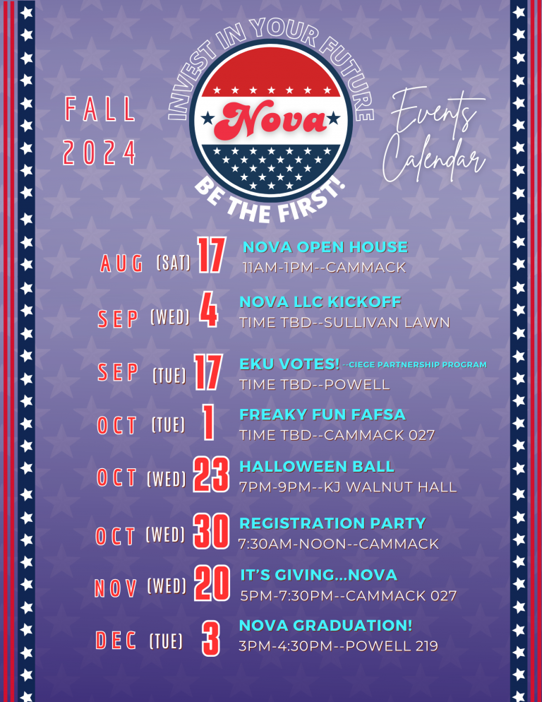 Fall 24 Events